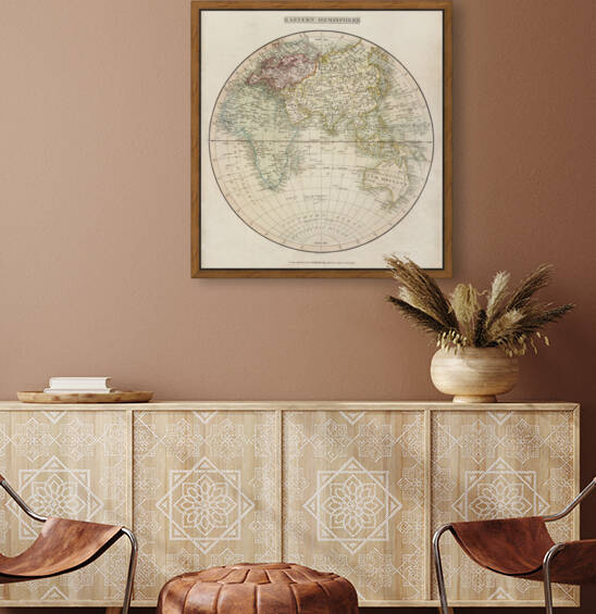 Vintage Maps  17 by TOPARTGALLERY