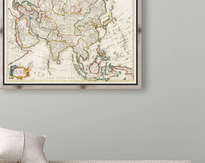 Vintage Maps  94 Reproduction