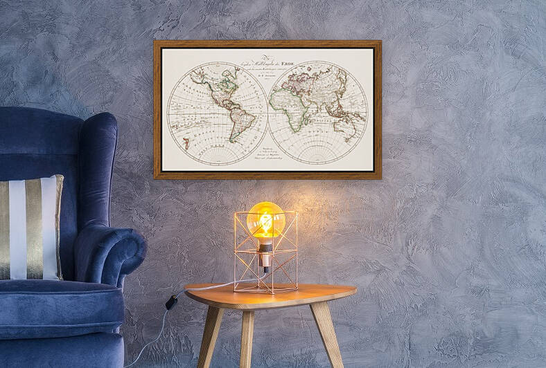 Vintage Maps  86 by TOPARTGALLERY