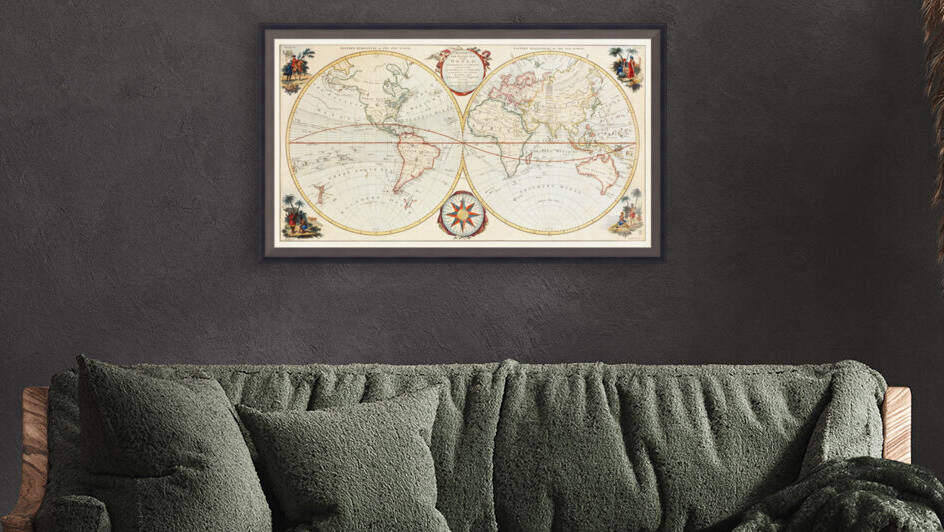 Vintage Maps  68 Reproduction