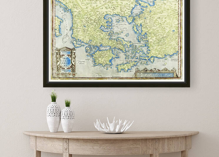 Vintage Maps  71 Reproduction