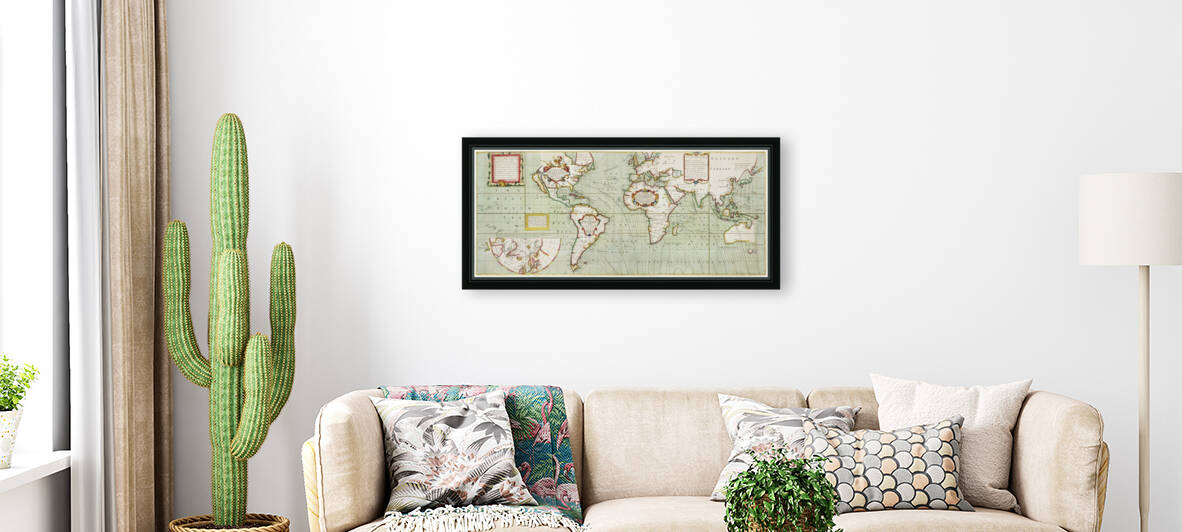 Vintage Maps  77 by TOPARTGALLERY