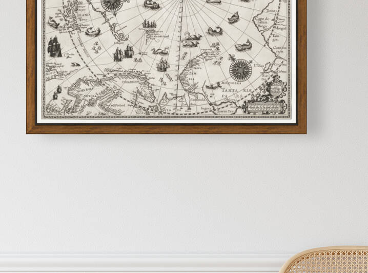 Vintage Maps  58 Reproduction