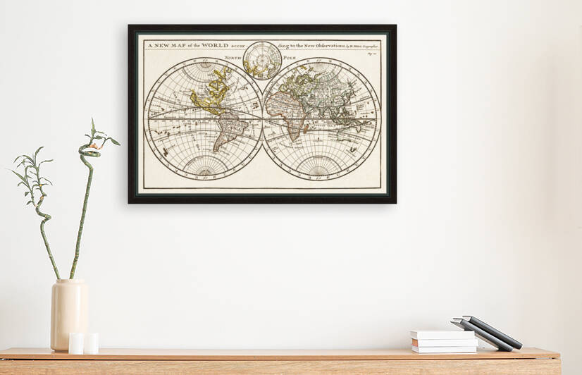 Vintage Maps  93 by TOPARTGALLERY