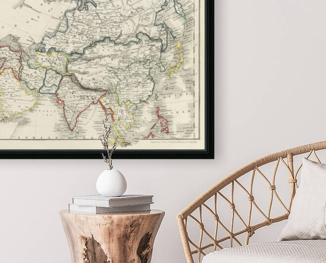 Vintage Maps  51 Reproduction