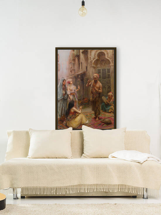 Fabio Fabbi ca 1920 The snake charmer by TOPARTGALLERY