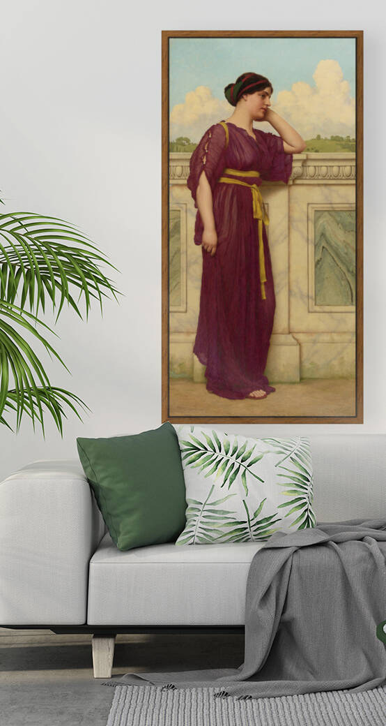 John William Godward 1916 Soft Falls The Eventide by TOPARTGALLERY