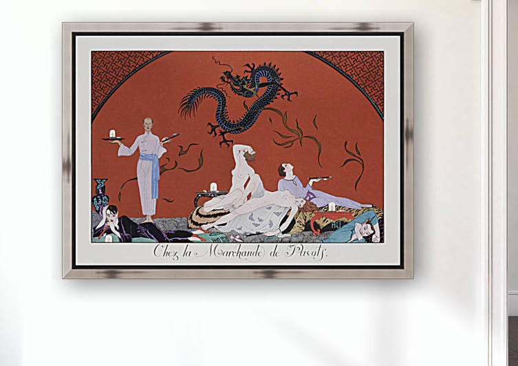 George Barbier  54 by TOPARTGALLERY