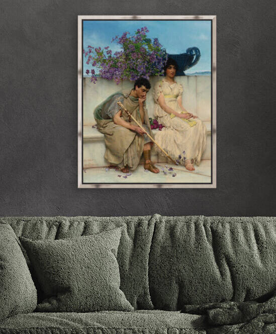Lawrence Alma Tadema 1836 1912 An Eloquent Silence by TOPARTGALLERY