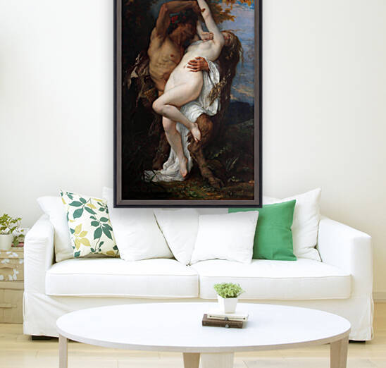 Alexandre Cabanel 1861 Nymph Abducted by a Faun by TOPARTGALLERY
