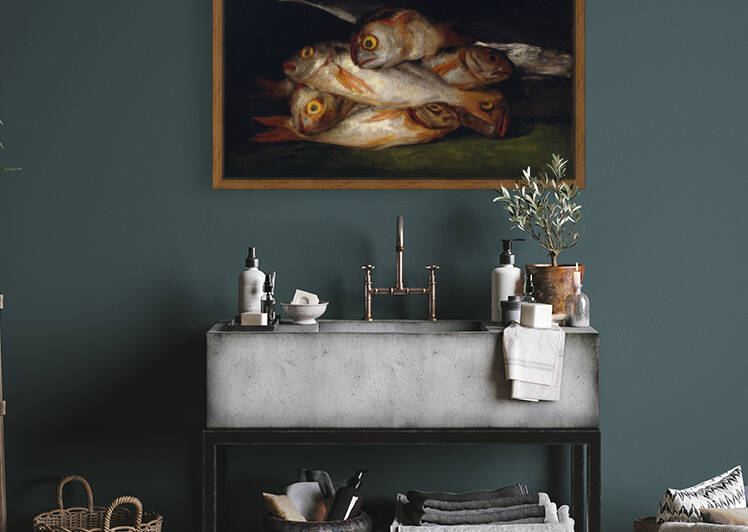 F de Goya Still Life With Golden Bream by TOPARTGALLERY