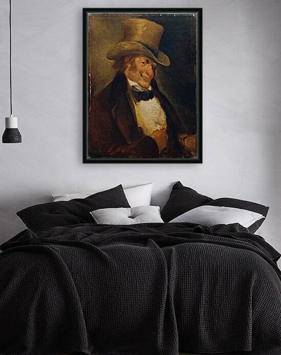 F de Goya SelfPortrait by TOPARTGALLERY