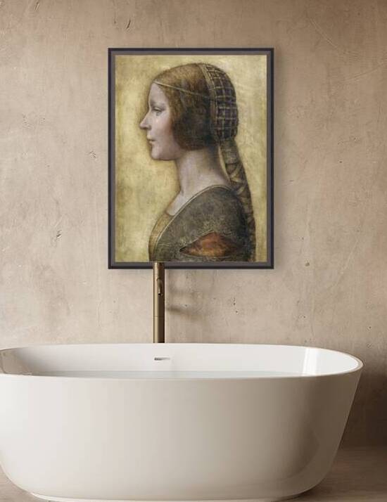 Leonardo da Vinci   Profile of a Young Fiancee 1495 by TOPARTGALLERY