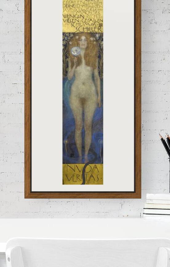 Gustav Klimt Nuda Veritas  1899 by TOPARTGALLERY