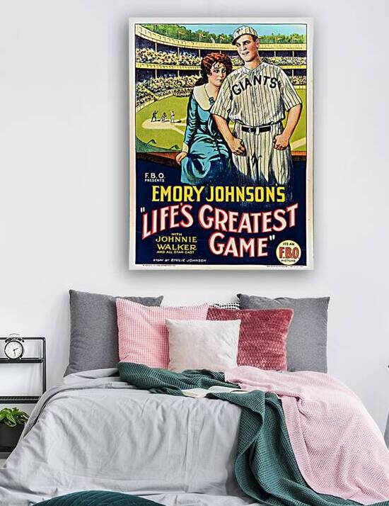 Cinema Poster 1920s Life s  Greatest  Game  Poste by TOPARTGALLERY
