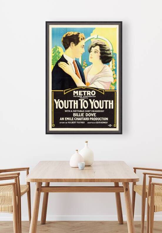 Cinema Poster 1920s Youth  to  Youth  1922  poste by TOPARTGALLERY