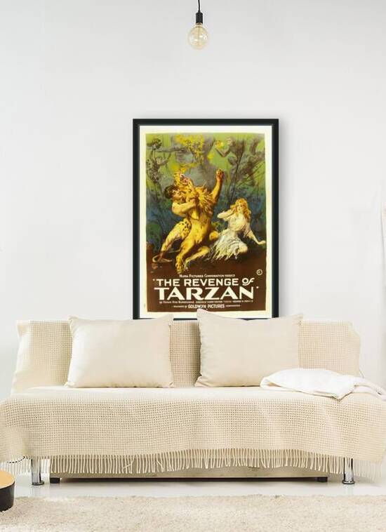 Cinema Poster 1920s Revenge  of  Tarzan by TOPARTGALLERY