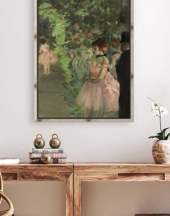 Edgar Degas 1834 1917  Dancers Backstage 1876 by TOPARTGALLERY