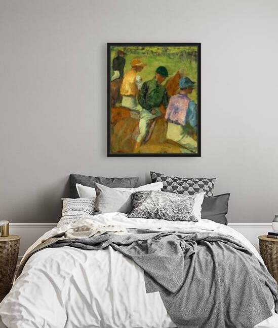 Edgar Degas 1834 1917  Four Jockeys  1889 by TOPARTGALLERY