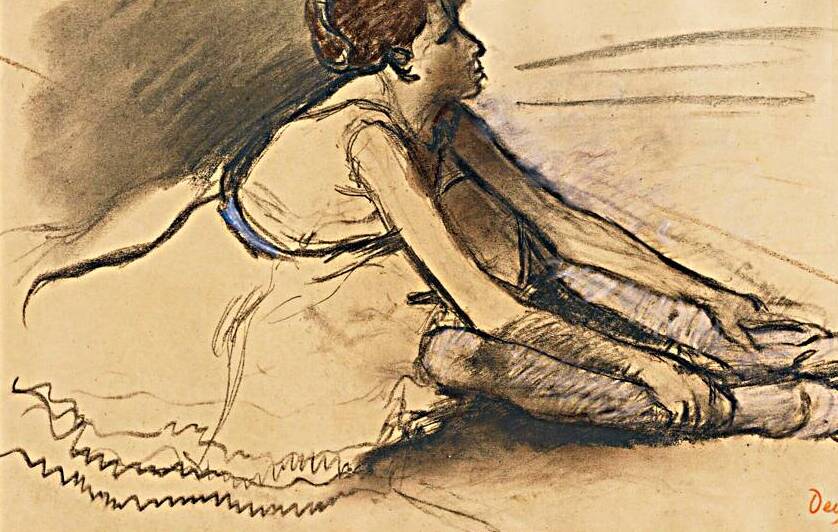 Edgar Degas 1834 1917  Le Repos De La Danseuse by TOPARTGALLERY