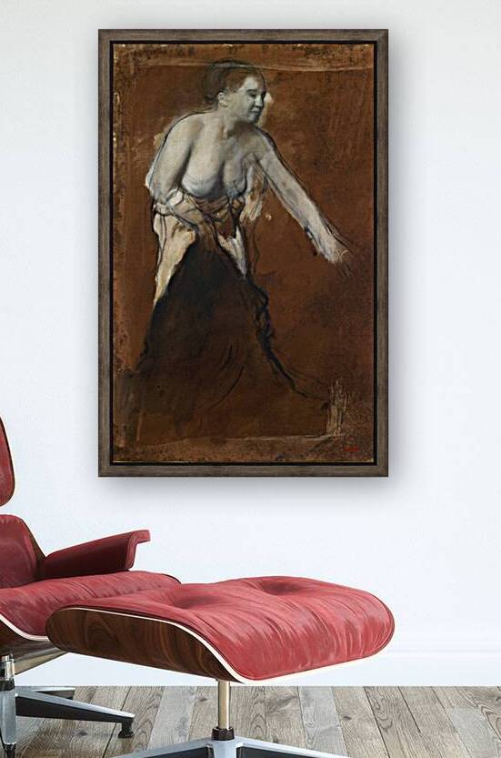 Edgar Degas 1834 1917  Young Woman Half Undressed by TOPARTGALLERY