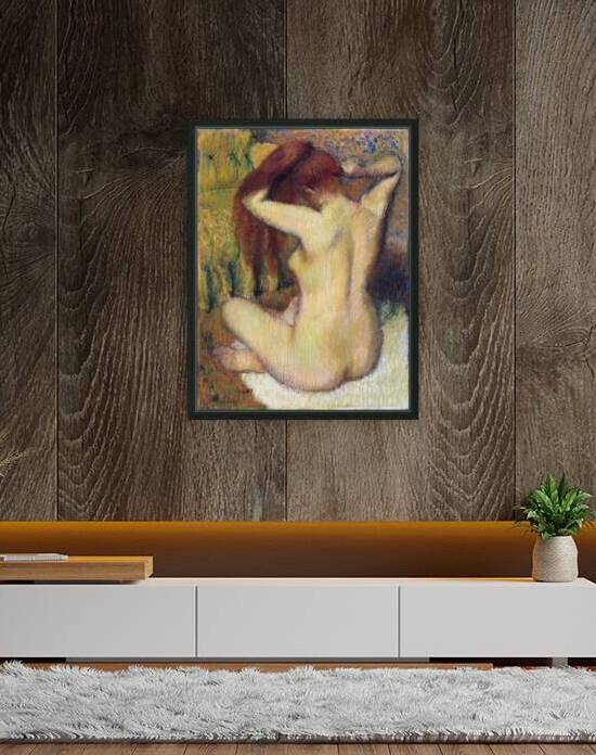 Edgar Degas 1834 1917 Woman Combing Her Hair ca. 1888 by TOPARTGALLERY