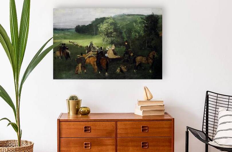 Edgar Degas 1834 1917 On The Racecourse The Race Around 1861 by TOPARTGALLERY