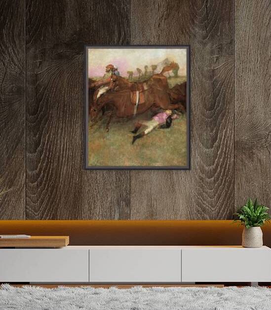 Edgar Degas 1834 1917 Scene from the Steeplechase The Fallen Jockey 1866 by TOPARTGALLERY