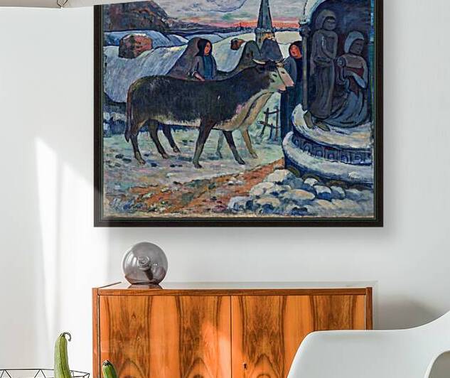 Paul Gauguin 1848 1903 Christmas Night The Blessing Of The Oxen 1903 by TOPARTGALLERY
