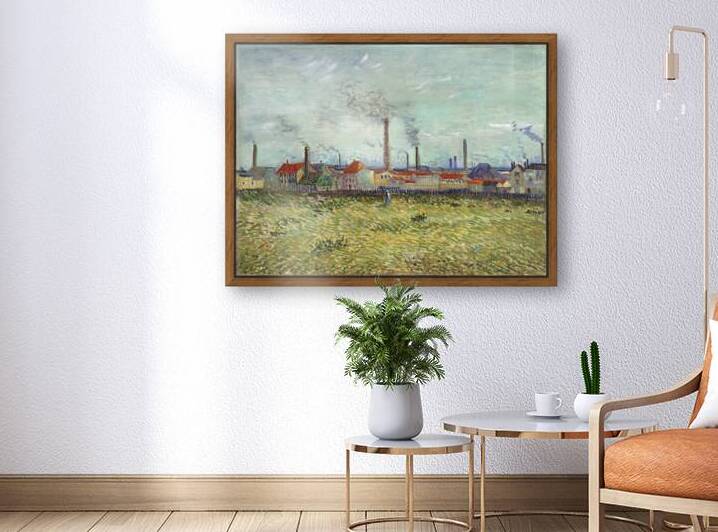  Van Gogh 1853 1890  Factories at Clichy 1887 by TOPARTGALLERY