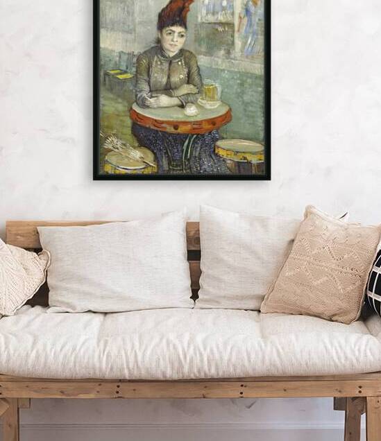  Van Gogh 1853 1890 Agostina Segatori Sitting in the Cafe du Tambourin  1887 by TOPARTGALLERY