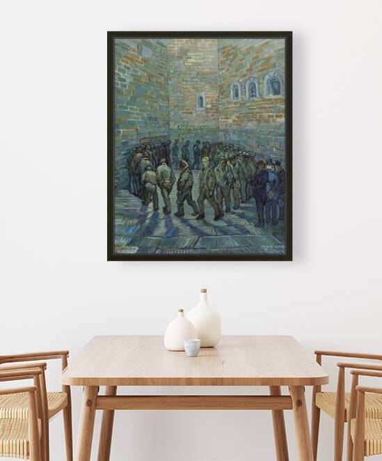  Van Gogh 1853 1890 Prisoners Exercising  1890  by TOPARTGALLERY