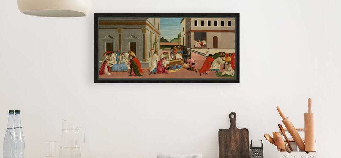 Sandro Botticelli 1445 1510  Three Miracles of Saint Zenobius 1500 by TOPARTGALLERY