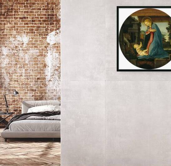 Sandro Botticelli 1445 1510  The Virgin Adoring the Child 1490 by TOPARTGALLERY