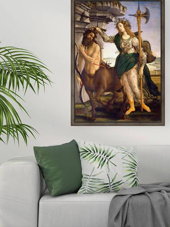 Sandro Botticelli 1445 1510  Pallas And The Centaur 1485 by TOPARTGALLERY