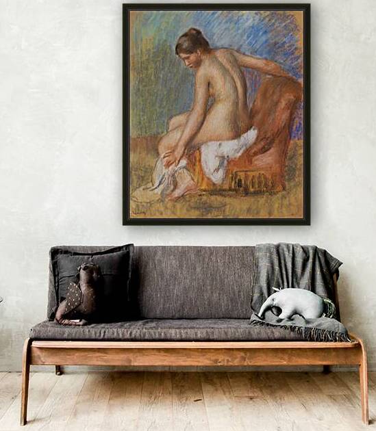 Pierre Auguste Renoir 1841 1919 Nu au fauteuil 1885 1890 by TOPARTGALLERY