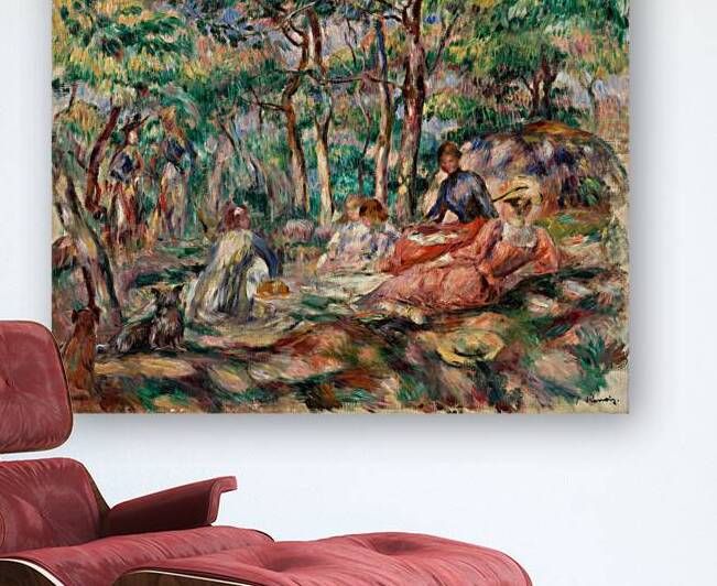 Pierre Auguste Renoir 1841 1919 Picnic Le De  jeuner sur l herbe 1893 by TOPARTGALLERY