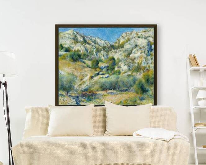 Pierre Auguste Renoir 1841 1919 Rocky Crags at L Estaque 1882 by TOPARTGALLERY