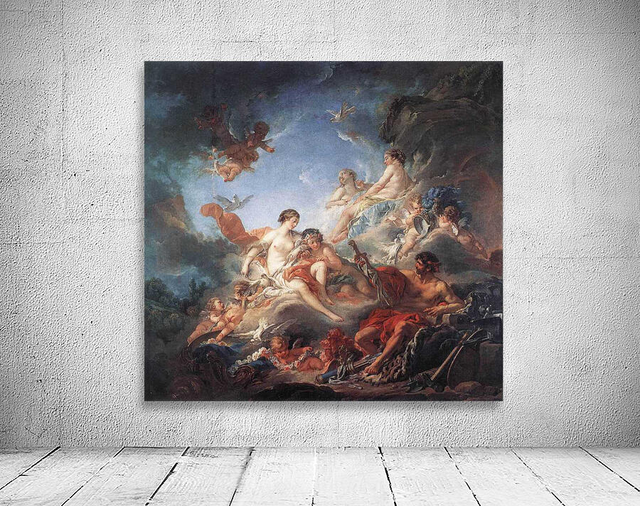 Francois Boucher 1703 1770 Vulcan Presenting Venus with Arms for Aeneas Wall Preview