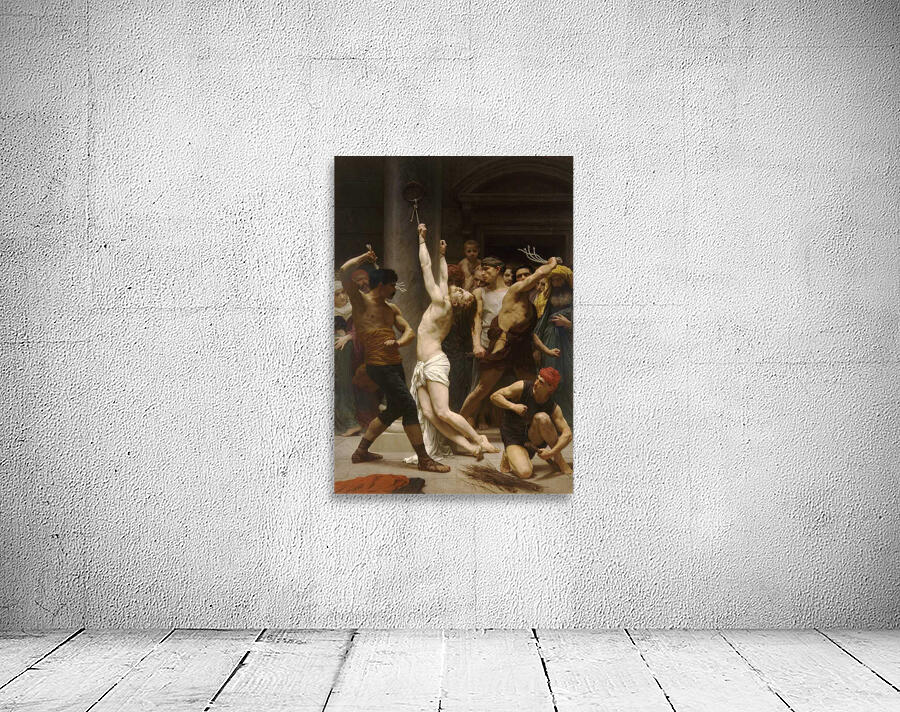 William  Adolphe  Bouguereau 1825 1905  The  Flagellation  of  Christ Wall Preview