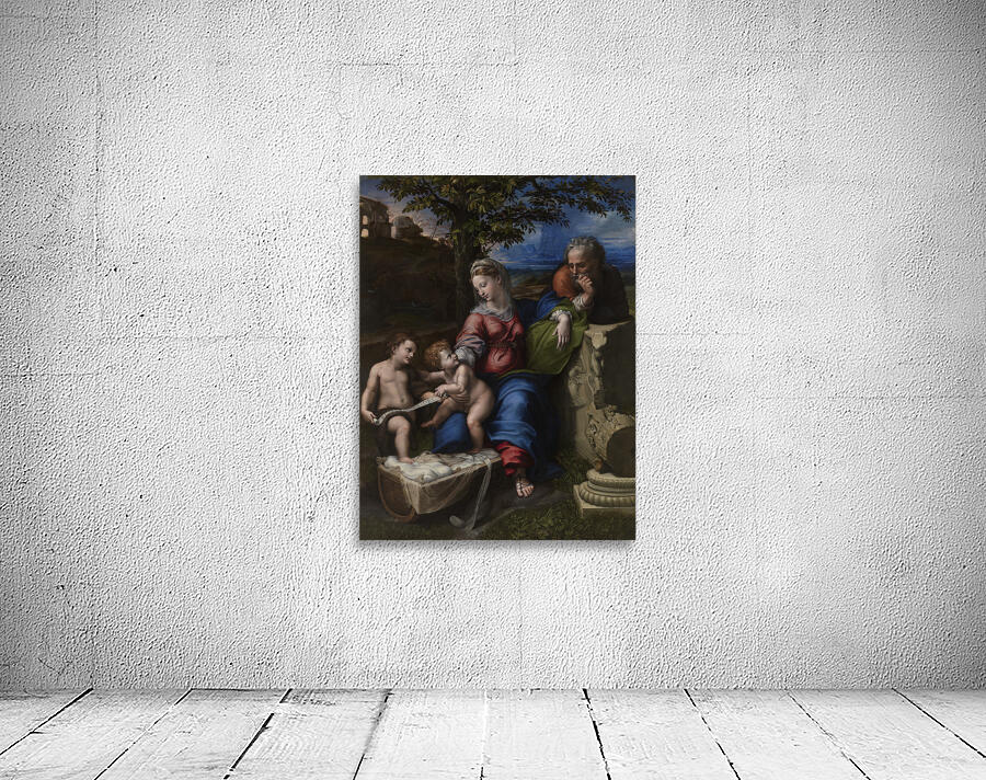 Raphael 1483 1520 Holy Family below the Oak Wall Preview