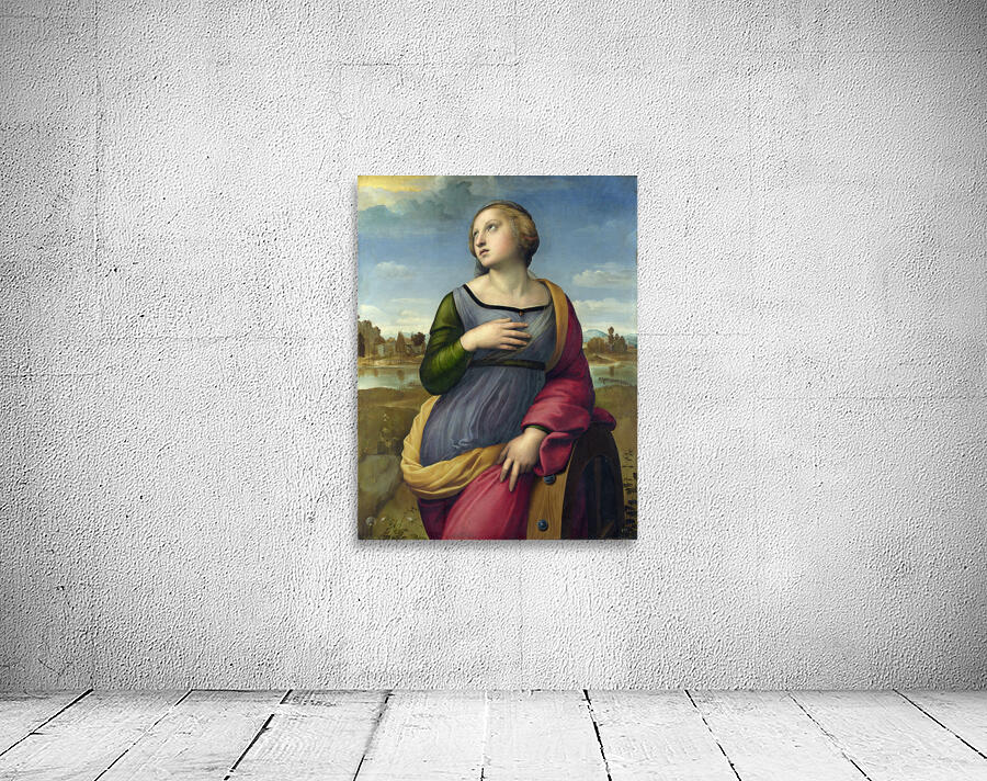 Raphael 1483 1520 Saint Catherine of Alexandria 1507 by TOPARTGALLERY ...