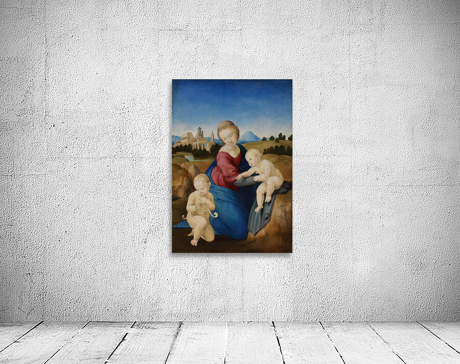 Raphael 1483 1520 Madonna and Child with the Infant Saint John Wall Preview