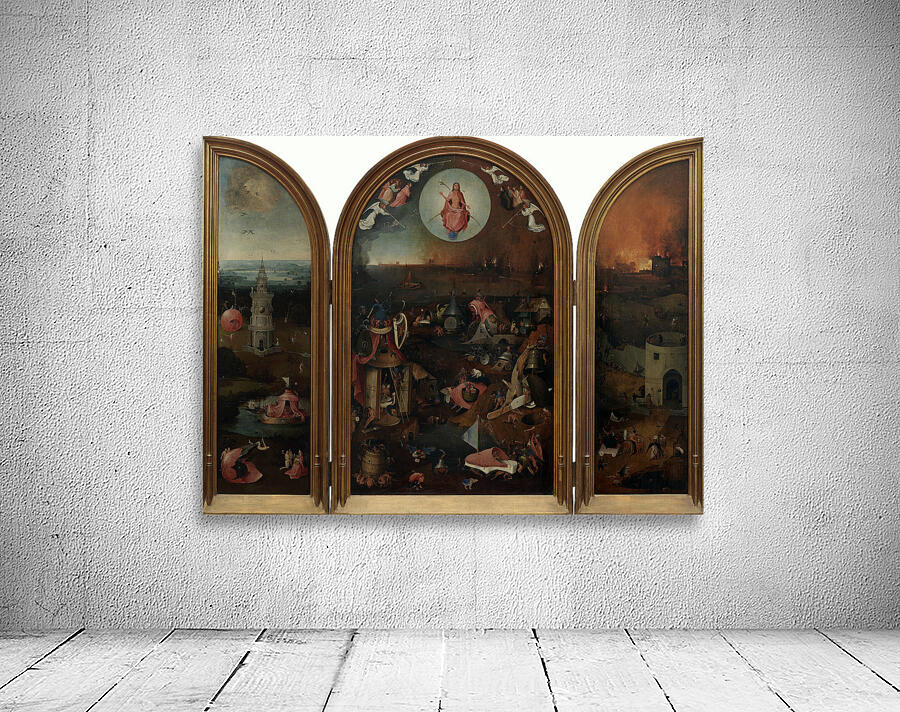 Hieronymus Bosch 1450 1516 The Last Judgment 1486 triptych Wall Preview