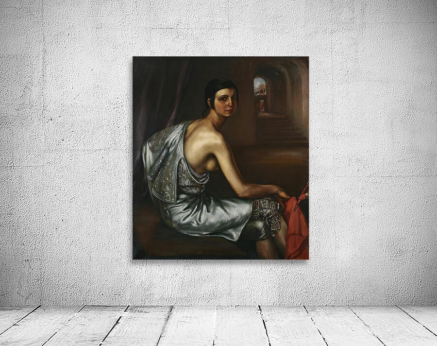 Julio Romero de Torres 1874 1930  The Torrero Girl Wall Preview