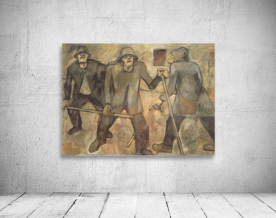 Albin Egger Lienz   The Blind Wall Preview