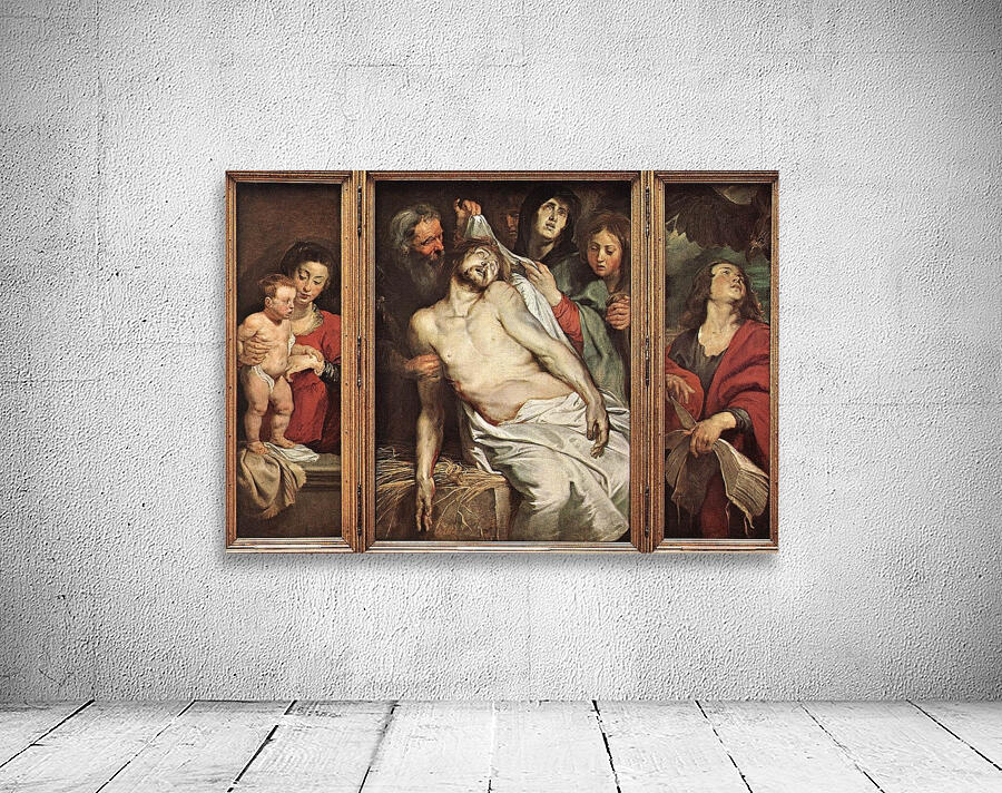 Peter Paul Rubens 1577 1640 Lamentation of Christ by TOPARTGALLERY Wall Art