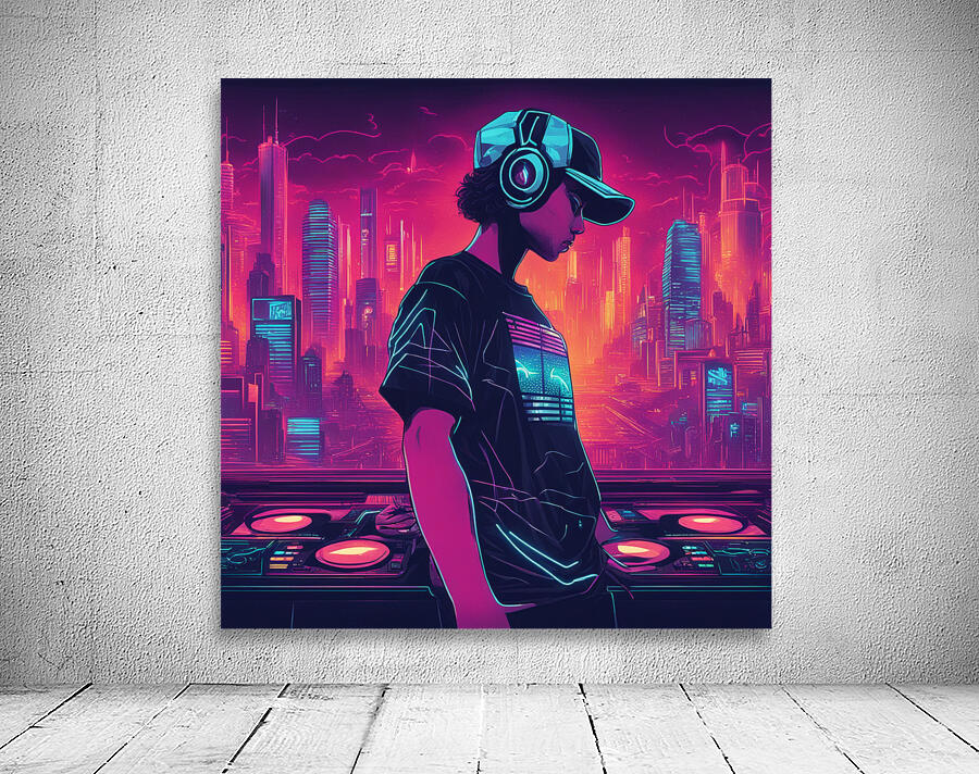AI art techno 2 Wall Preview