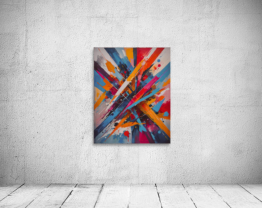 AI Art New Abstract Art intersecting lines and shapes 2 by ...