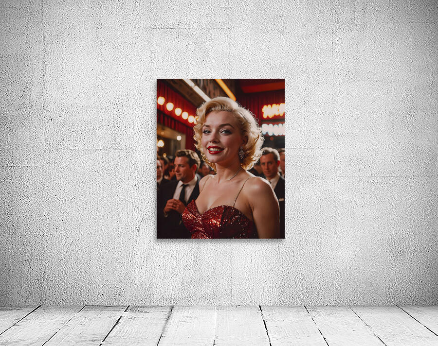 AI Art Pop Art Superstars Marilyn Monroe 24 by TOPARTGALLERY Wall Art